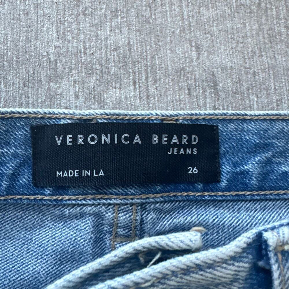 Veronica Beard Carly Kick Flare High Rise Denim Jeans - Picture 4 of 7